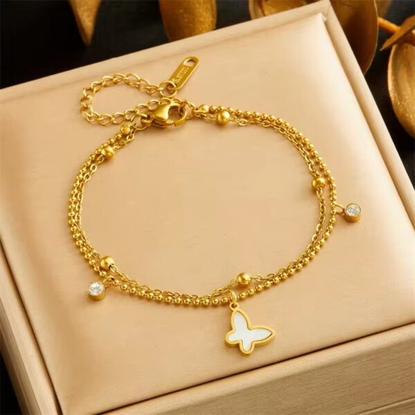 1502 Gold Plated Anklet - Image 3