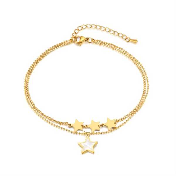 1503 Gold Plated Anklet - Image 6