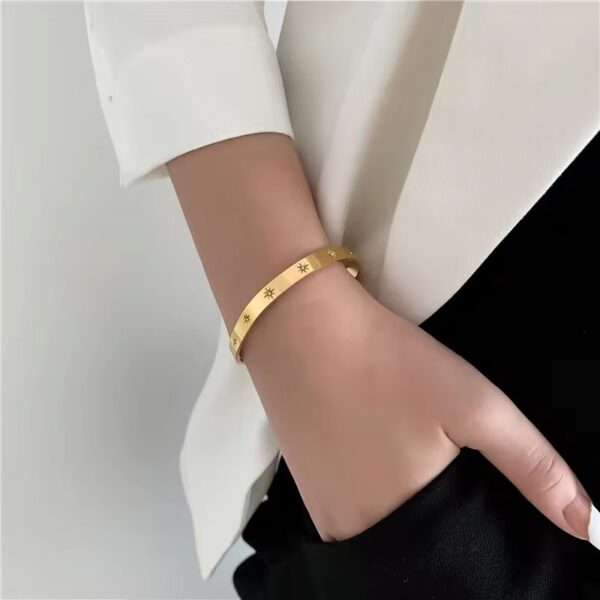 1506 Gold Plated Bangle - Image 2