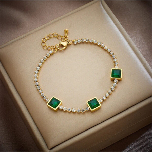 1517 Gold Plated Necklace & Bracelet - Image 2