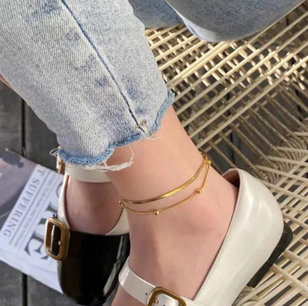 1522 Gold Plated Anklet