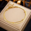 1522 Gold Plated Anklet