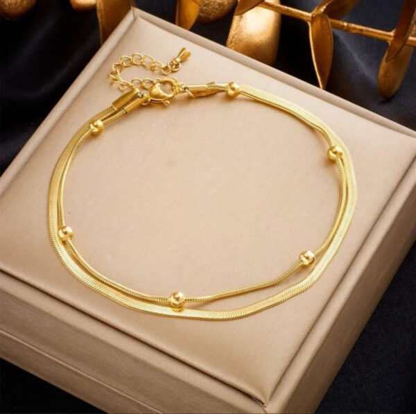 1522 Gold Plated Anklet - Image 3