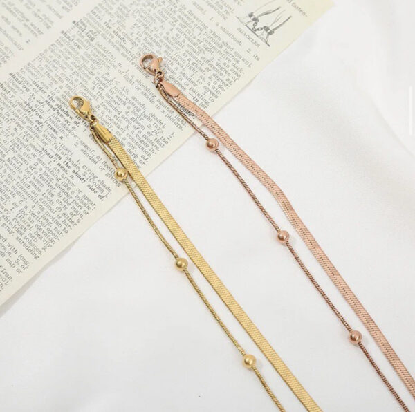 1522 Gold Plated Anklet - Image 6