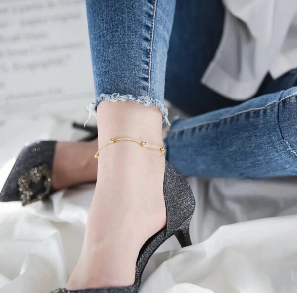 1523 Gold Plated Anklet - Image 3