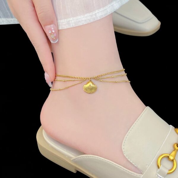1525 Gold Plated Anklet - Image 3