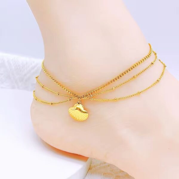 1525 Gold Plated Anklet - Image 5