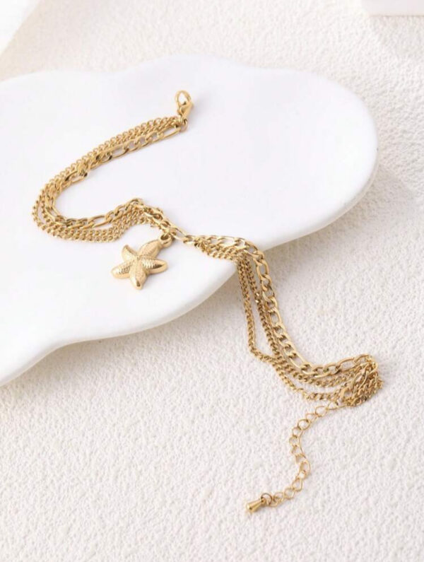 1524 Gold Plated Anklet - Image 5
