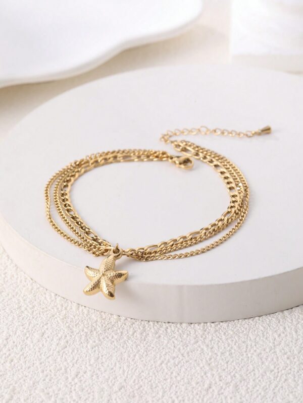 1524 Gold Plated Anklet - Image 3