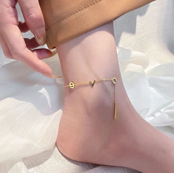 1527 Gold Plated Anklet