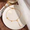 1527 Gold Plated Anklet