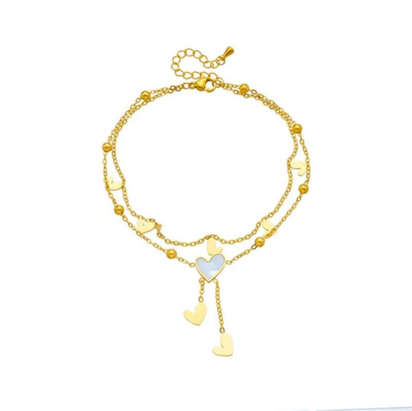 1528 Gold Plated Anklet - Image 5