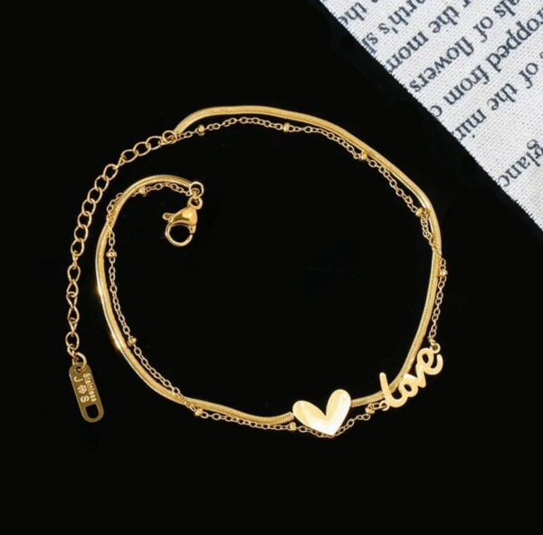 1529 Gold Plated Anklet - Image 6
