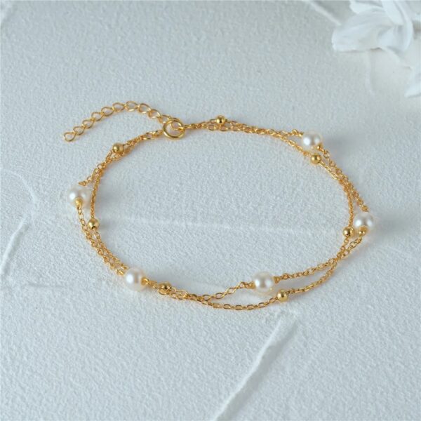 1537 Gold Plated Anklet - Image 3