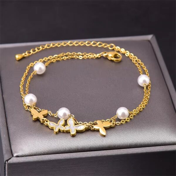 1536 Gold Plated Anklet - Image 2