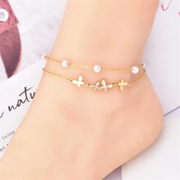1536 Gold Plated Anklet
