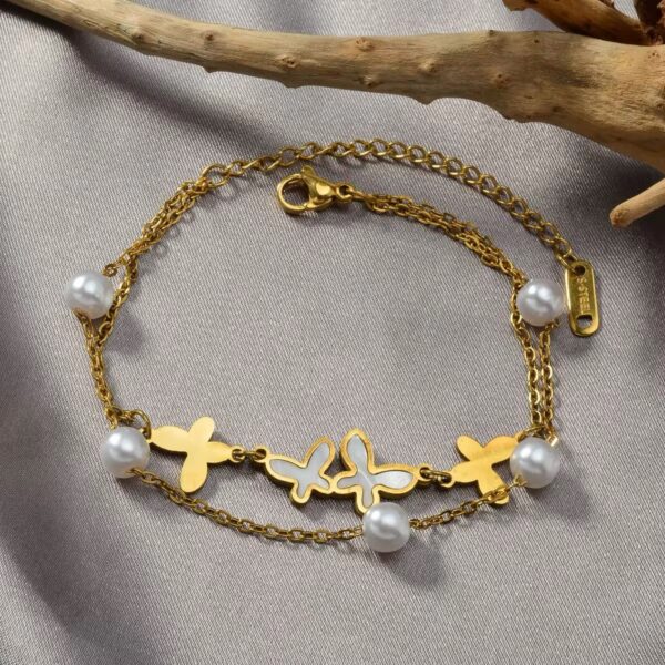 1536 Gold Plated Anklet - Image 4