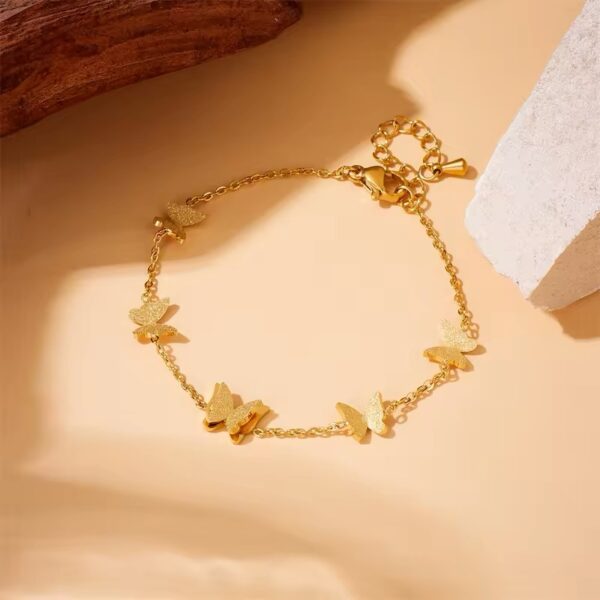 1539 Gold Plated Anklet - Image 2