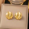 1544 Gold Plated Earrings