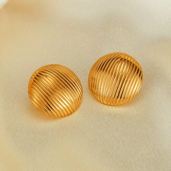 1545 Gold Plated Earrings - Image 3