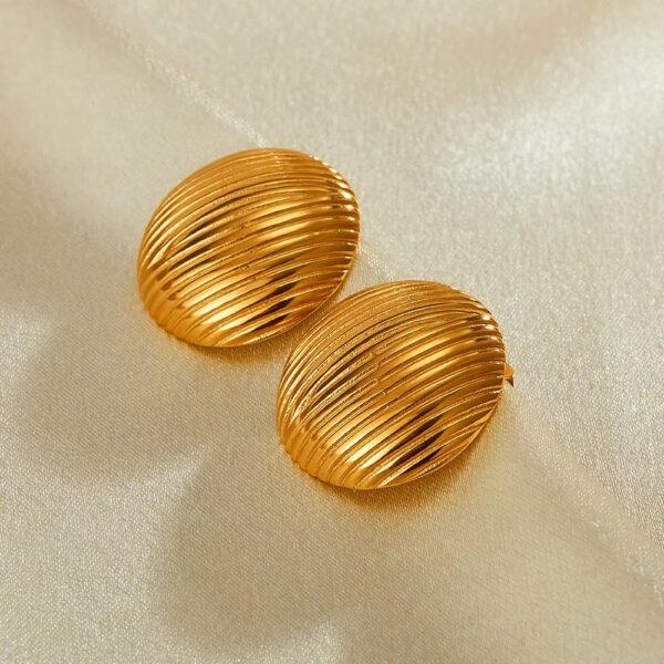 1545 Gold Plated Earrings - Image 4