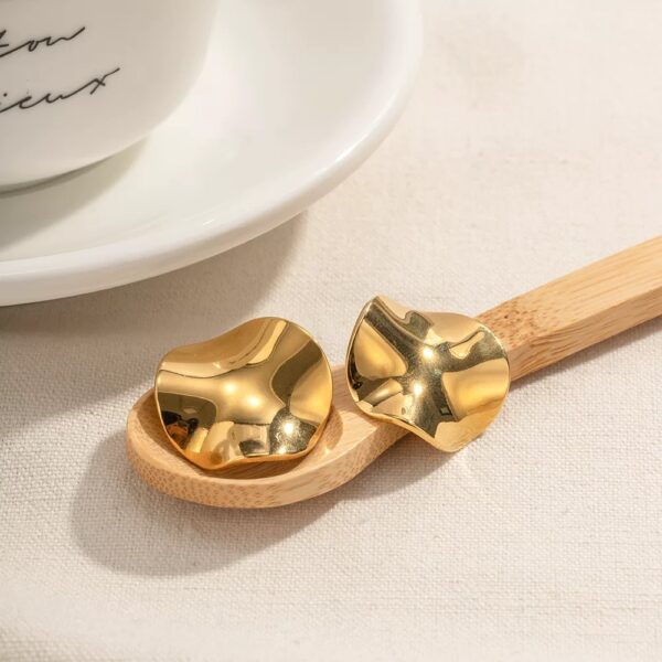 1546 Gold Plated Earrings - Image 3