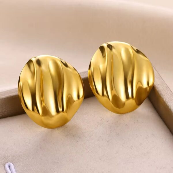 1544 Gold Plated Earrings - Image 3