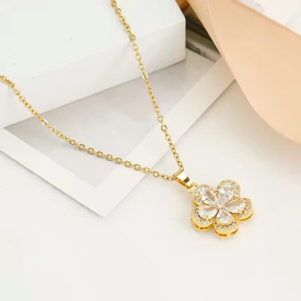 1573 Gold Plated Necklace - Image 4