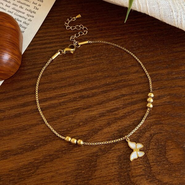 1533 Gold Plated Anklet - Image 4