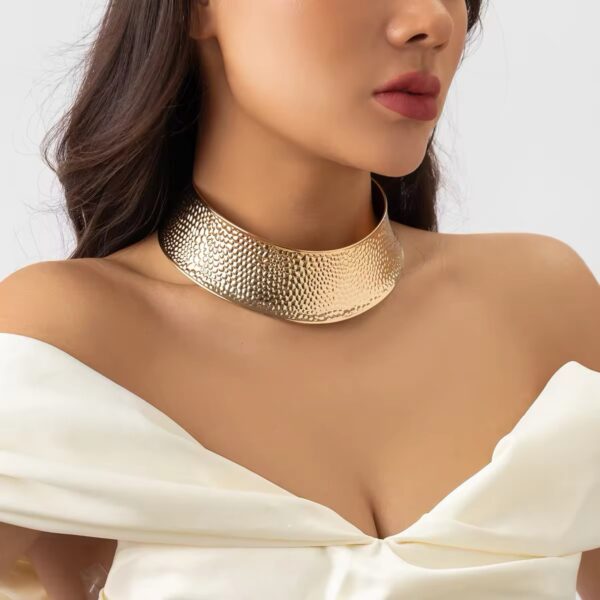 1535 Gold Plated Choker - Image 2