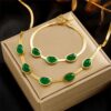 1564 Gold Plated Necklace & Bracelet