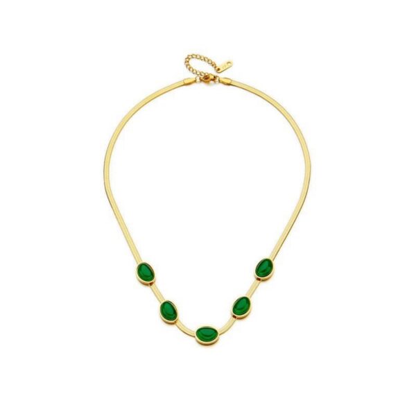1564 Gold Plated Necklace & Bracelet - Image 8