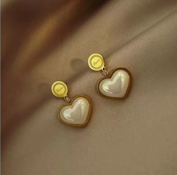 1555 Gold Plated Earrings - Image 3