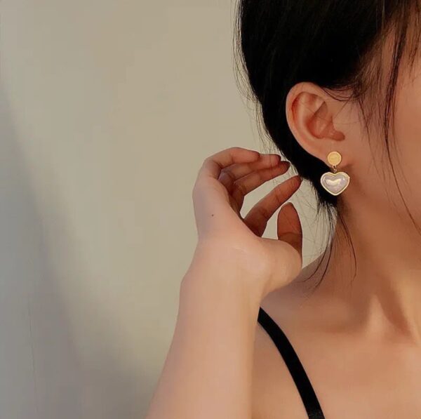 1555 Gold Plated Earrings - Image 4
