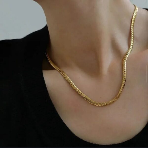 1563 Gold Plated Necklace & Bracelet