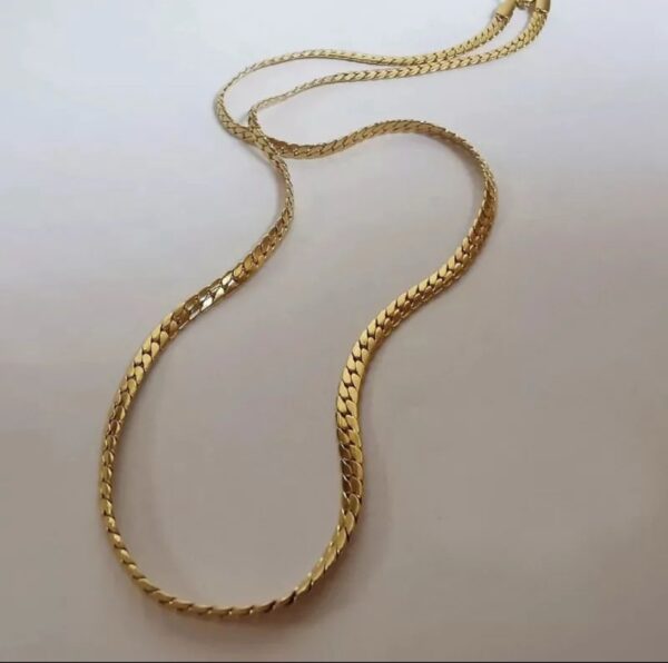 1563 Gold Plated Necklace & Bracelet - Image 3
