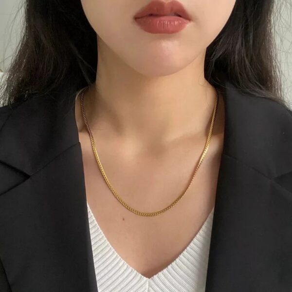 1563 Gold Plated Necklace & Bracelet - Image 4