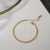 1563 Gold Plated Necklace & Bracelet
