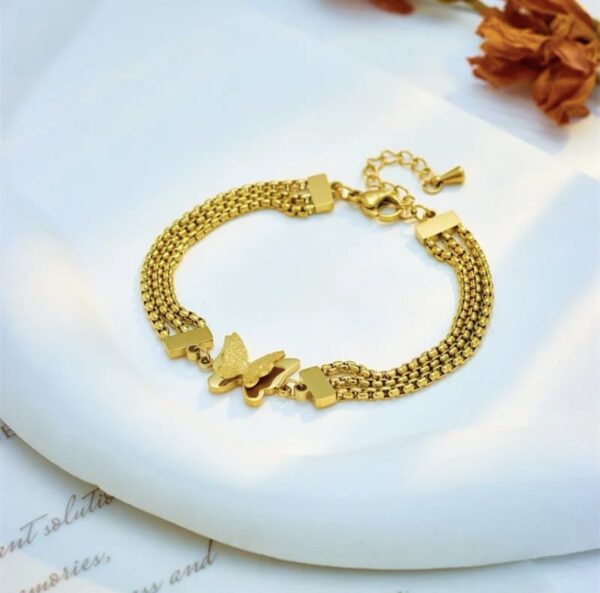 1549 Gold Plated Anklet - Image 2