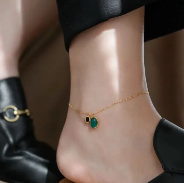 1551 Gold Plated Anklet - Image 2