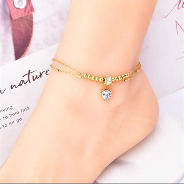 1552 Gold Plated Anklet