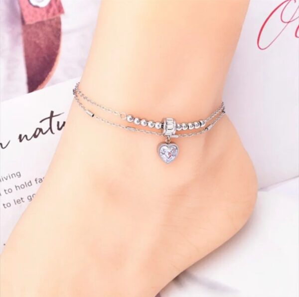 1552 Gold Plated Anklet - Image 2