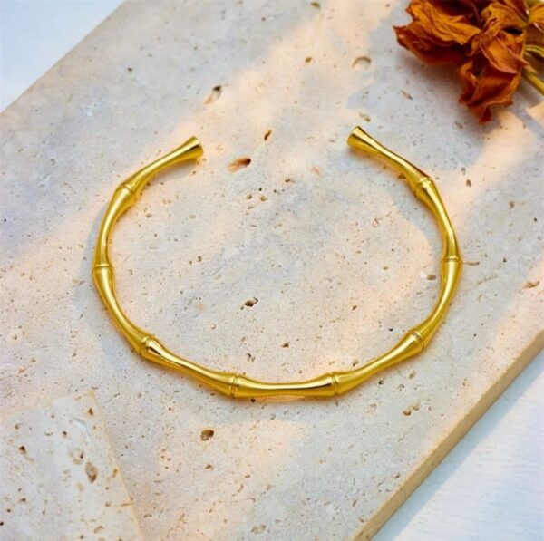 1559 Gold Plated Bangle - Image 2