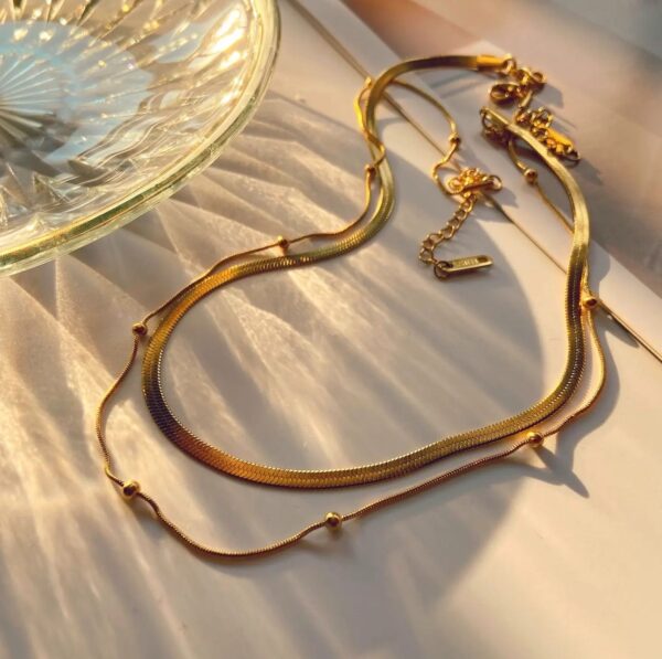 1558 Gold Plated Necklace - Image 7