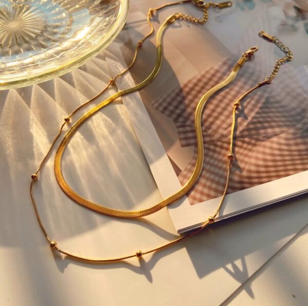 1558 Gold Plated Necklace - Image 8