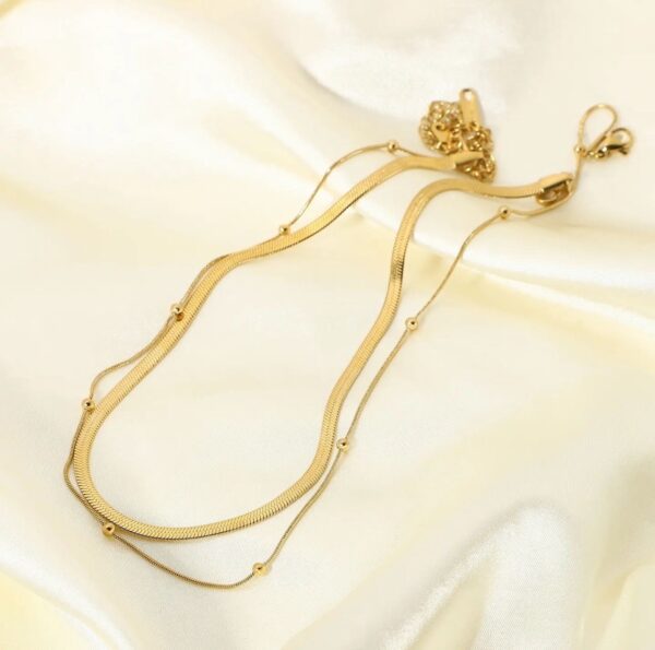 1558 Gold Plated Necklace - Image 4