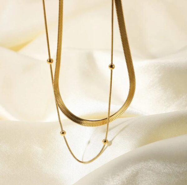 1558 Gold Plated Necklace - Image 2