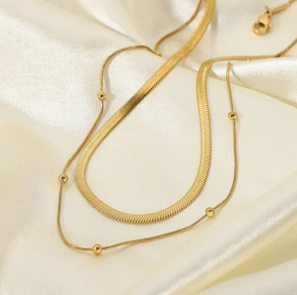 1558 Gold Plated Necklace - Image 3