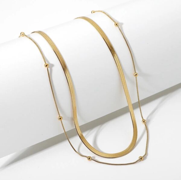 1558 Gold Plated Necklace - Image 5