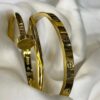 1590 Gold Plated Bangle Set